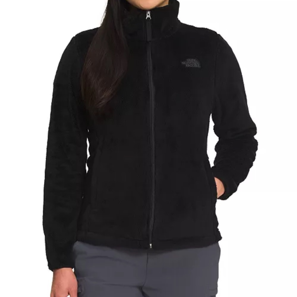 North Face Women Black Osito Fleece Jacket XL